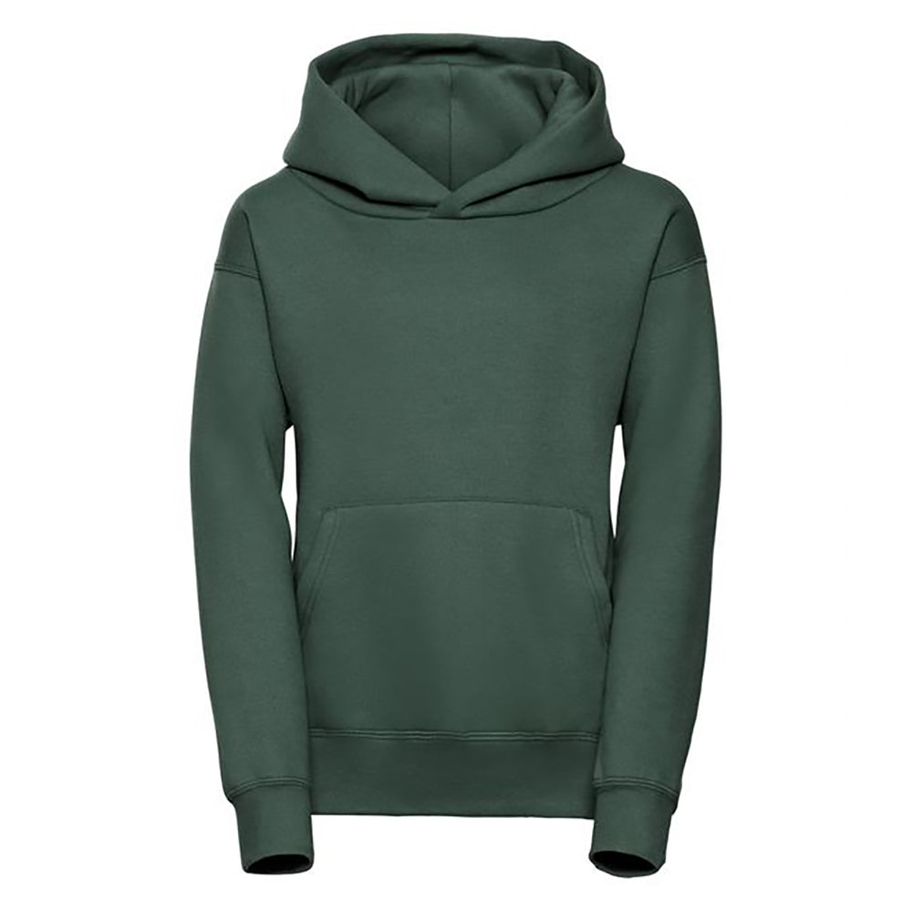 Bottle Green - Front - Jerzees Schoolgear Childrens-Kids Hoodie