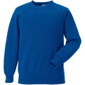 Bright Royal Blue - Front - Jerzees Schoolgear Childrens-Kids Raglan Sweatshirt