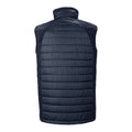 Navy-Grey - Back - Result Unisex Adult Compass Softshell Gilet