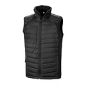 Black - Front - Result Unisex Adult Compass Softshell Gilet