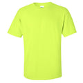 New Safety Green - Front - Gildan Mens Ultra Cotton Short Sleeve T-Shirt