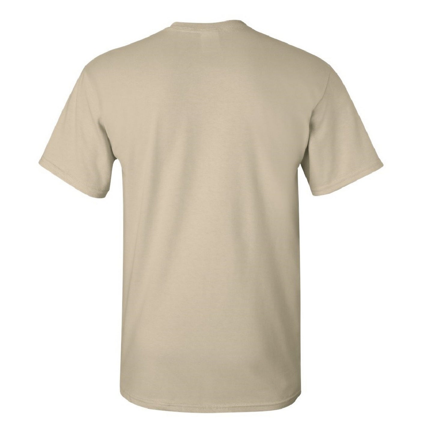 Sand - Back - Gildan Mens Ultra Cotton Short Sleeve T-Shirt