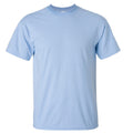 Light Blue - Front - Gildan Mens Ultra Cotton Short Sleeve T-Shirt