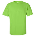 Dark Heather - Side - Gildan Mens Ultra Cotton Short Sleeve T-Shirt