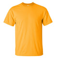 Gold - Front - Gildan Mens Ultra Cotton Short Sleeve T-Shirt