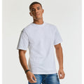White - Back - Russell Mens Heavyweight T-Shirt