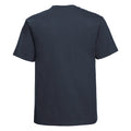 French Navy - Side - Russell Mens Heavyweight T-Shirt