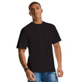 Black - Back - Russell Mens Heavyweight T-Shirt