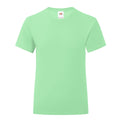 Mint - Front - Fruit of the Loom Girls T-Shirt
