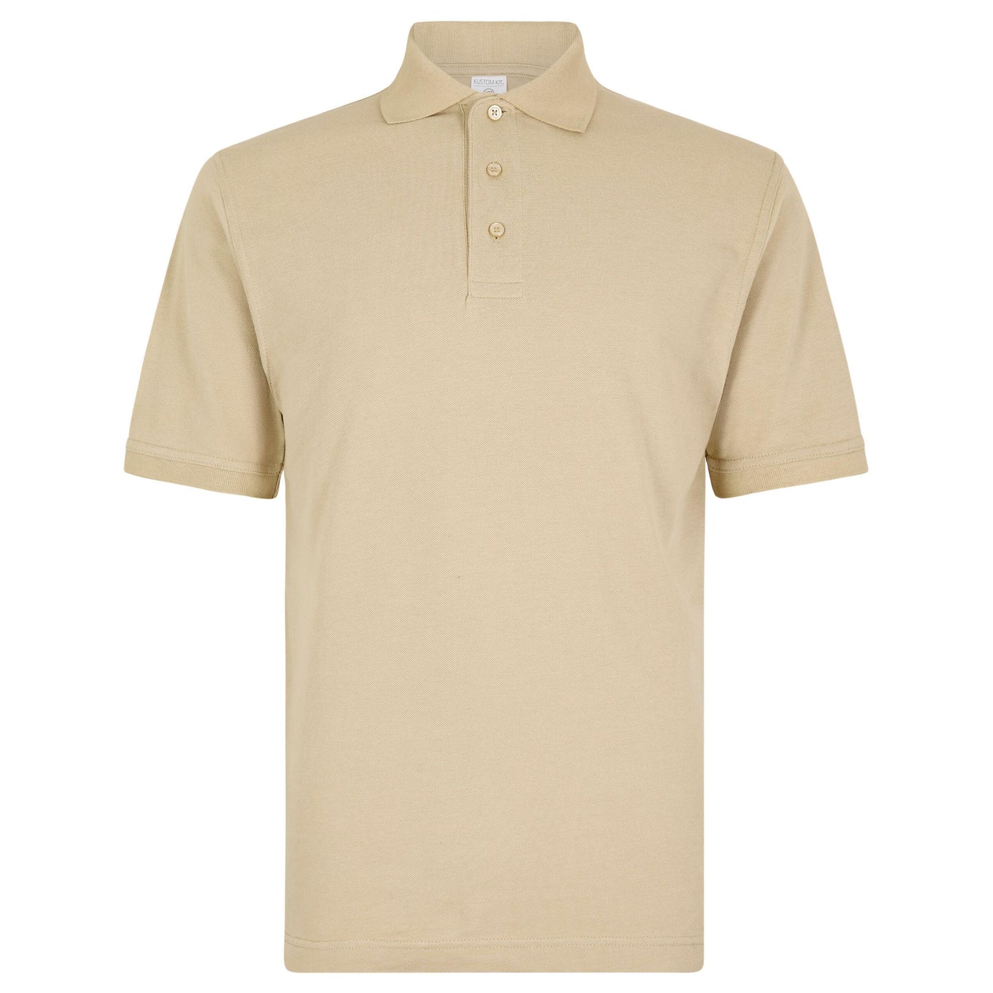 Sand - Front - Kustom Kit Mens Polo Shirt
