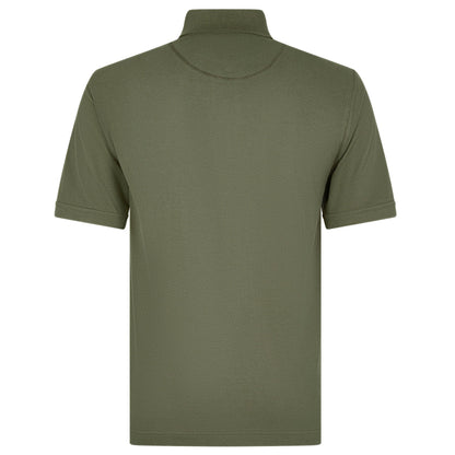 Camo Green - Back - Kustom Kit Mens Polo Shirt