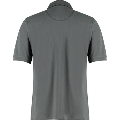 Dark Grey - Back - Kustom Kit Mens Polo Shirt