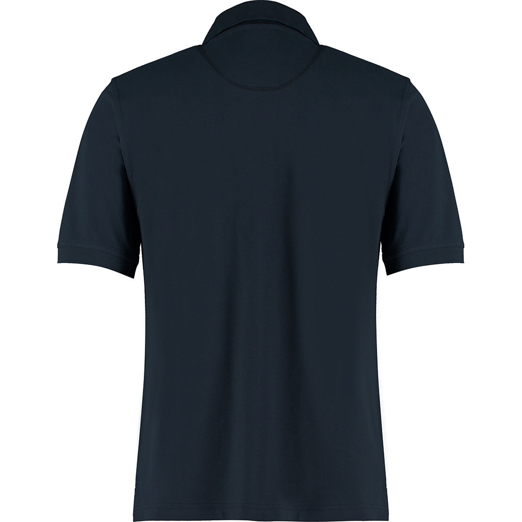 Navy - Back - Kustom Kit Mens Polo Shirt