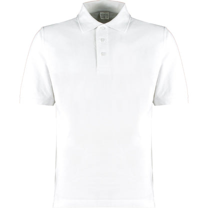 White - Front - Kustom Kit Mens Polo Shirt
