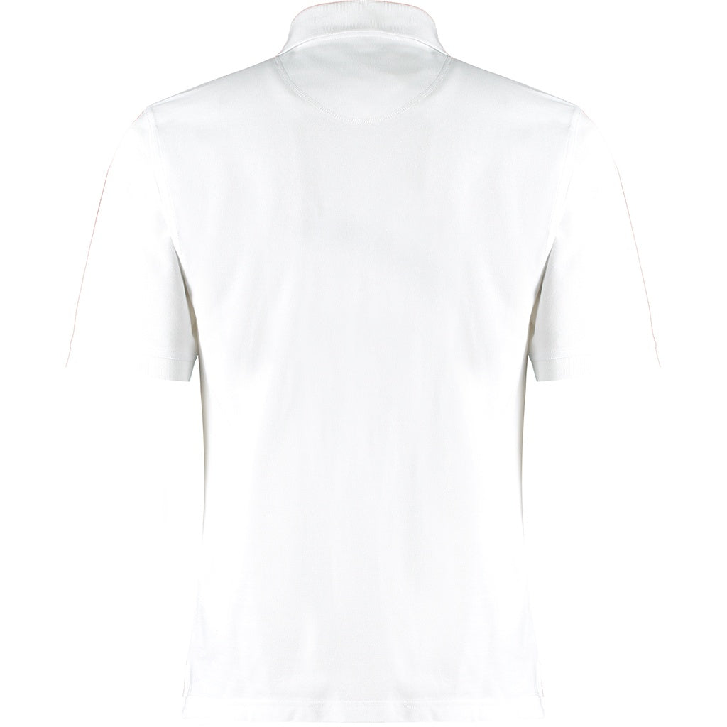 White - Back - Kustom Kit Mens Polo Shirt