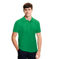 Mint Green - Back - Fruit of the Loom Mens Iconic Polo Shirt