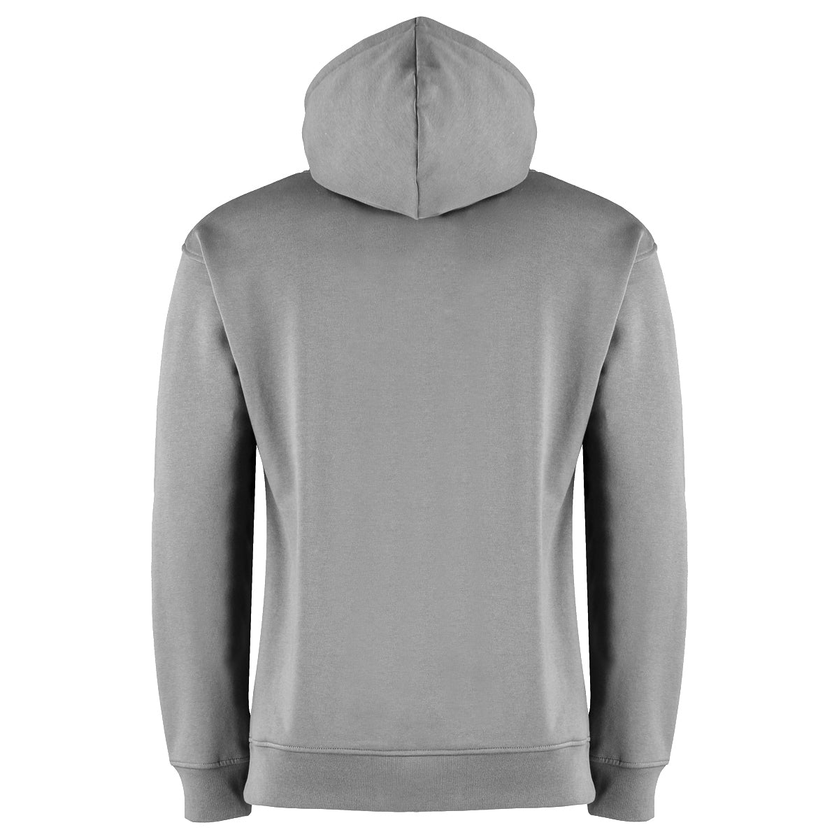 Grey Heather - Back - Kustom Kit Mens Hoodie