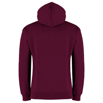 Burgundy - Back - Kustom Kit Mens Hoodie