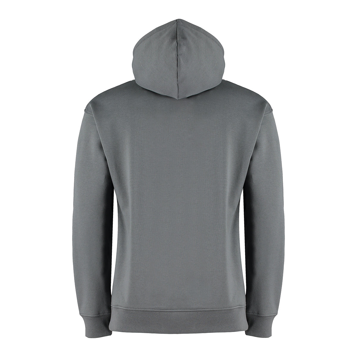 Dark Grey - Back - Kustom Kit Mens Hoodie