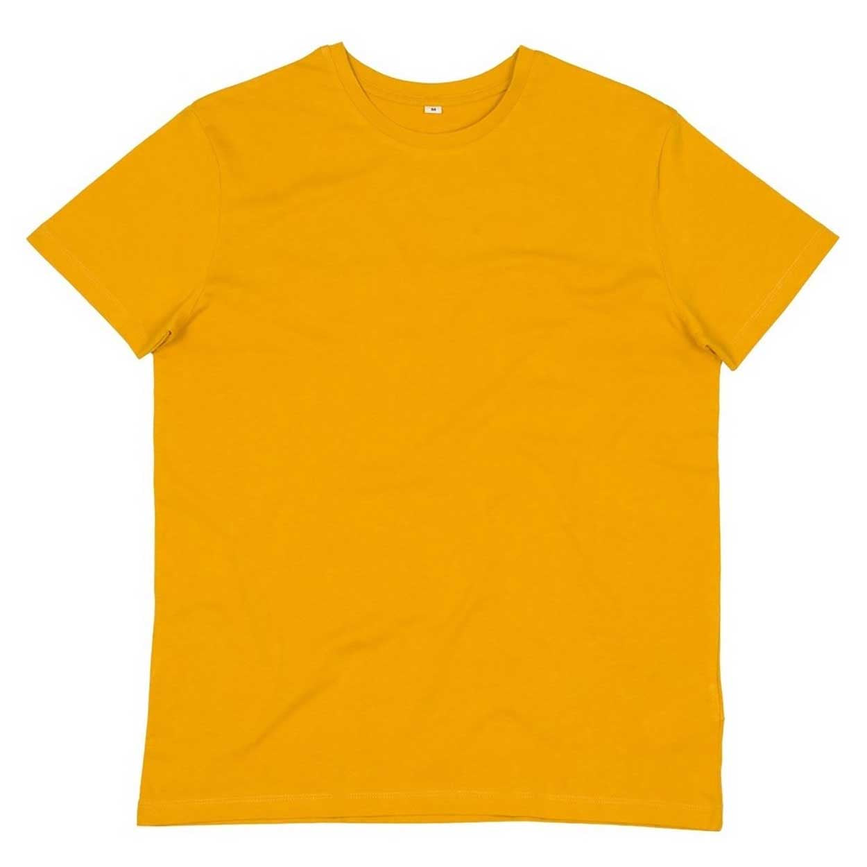 Mustard Yellow - Front - Mantis Mens Short-Sleeved T-Shirt