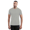 Grey Heather - Back - Mantis Mens Short-Sleeved T-Shirt