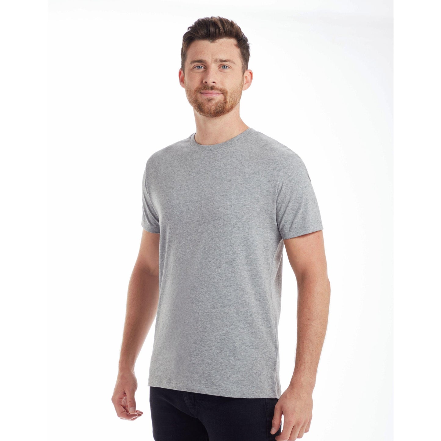 Natural - Front - Mantis Mens Short-Sleeved T-Shirt