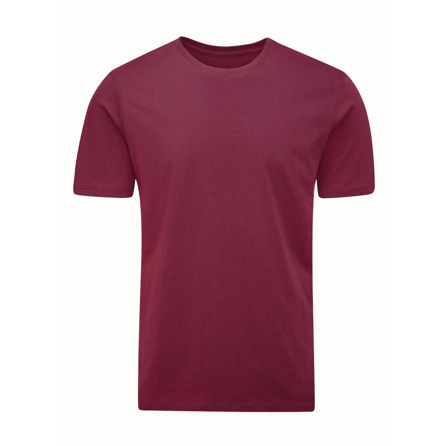 Burgundy - Back - Mantis Mens Short-Sleeved T-Shirt