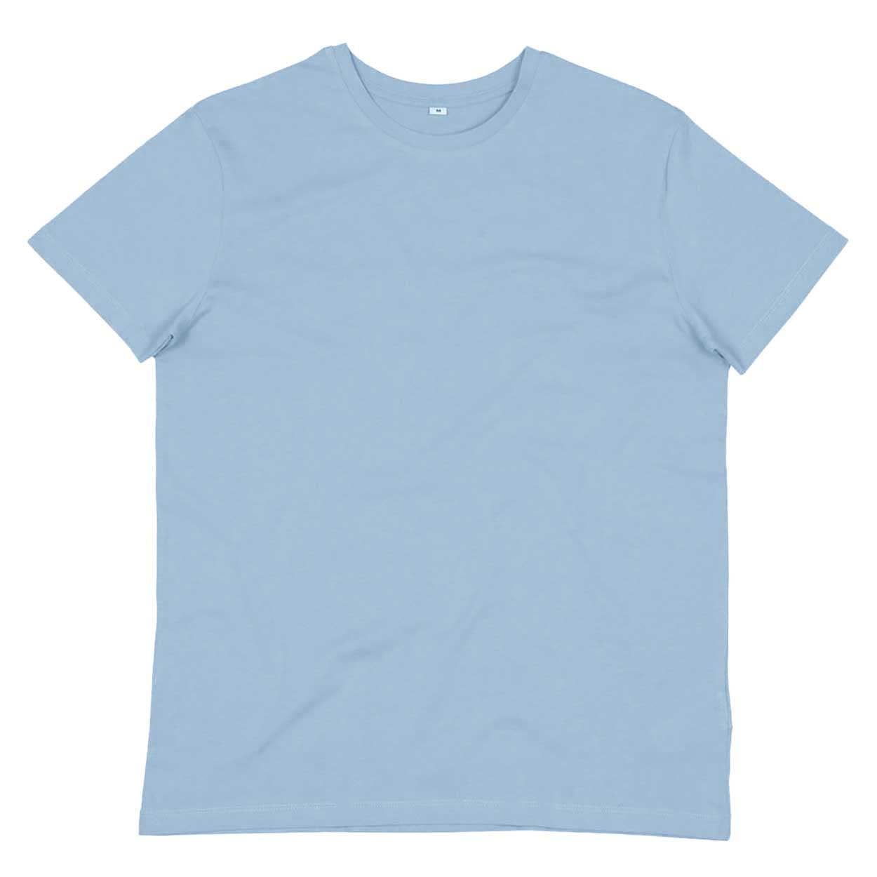 Sky Blue - Front - Mantis Mens Short-Sleeved T-Shirt