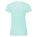 Aqua Blue - Back - Russell Womens-Ladies Organic Short-Sleeved T-Shirt