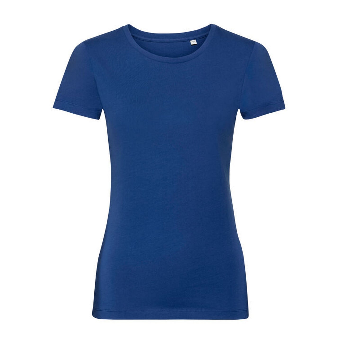 Bright Royal Blue - Front - Russell Womens-Ladies Organic Short-Sleeved T-Shirt