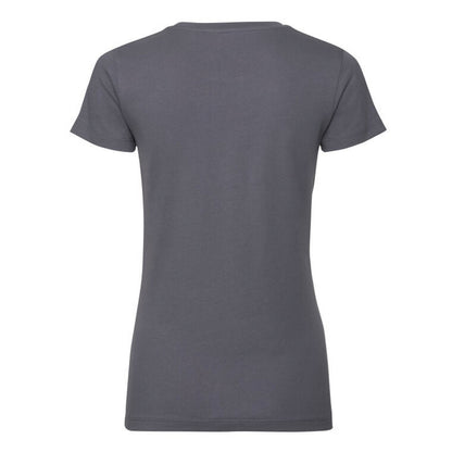 Convoy Grey - Back - Russell Womens-Ladies Organic Short-Sleeved T-Shirt