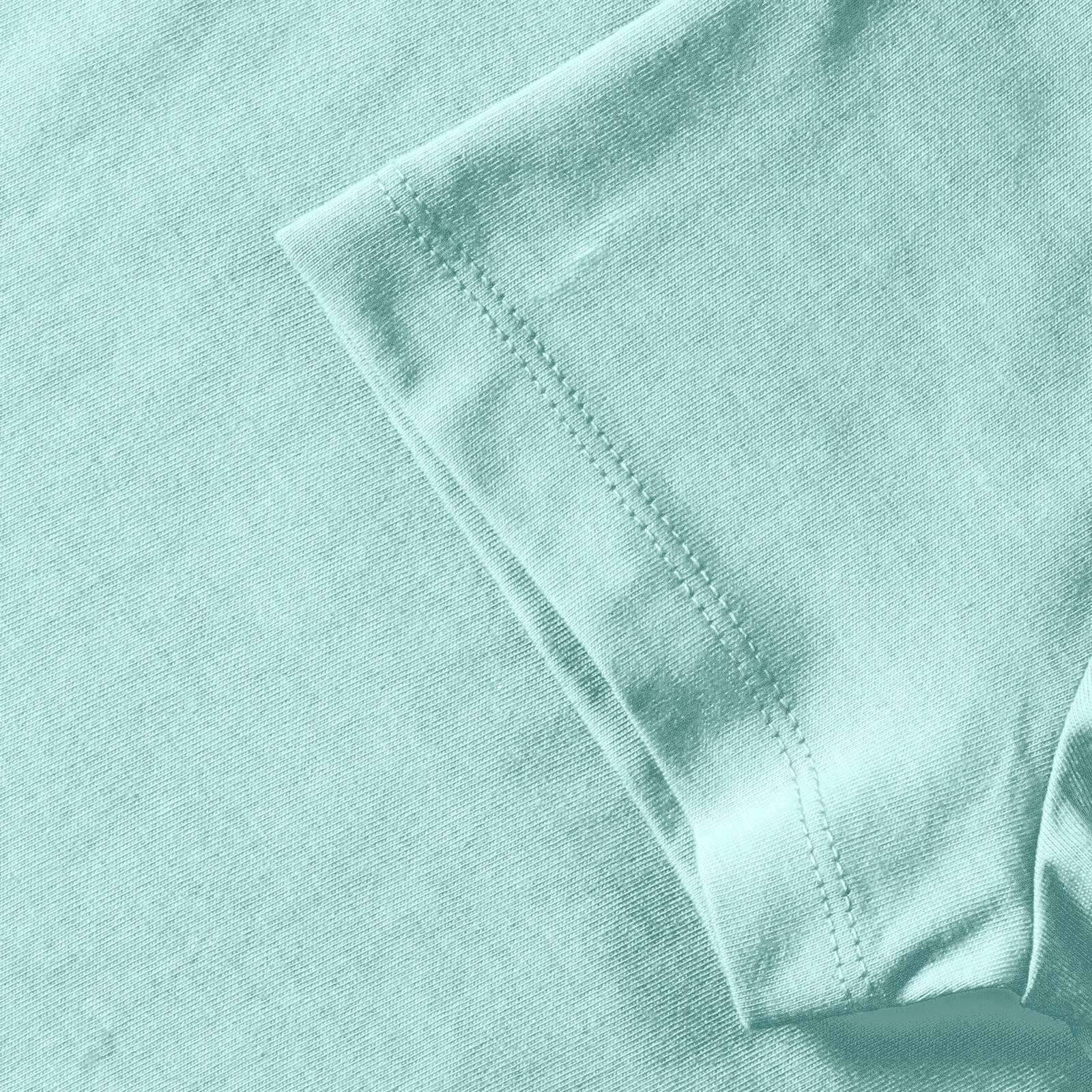 Aqua Blue - Pack Shot - Russell Womens-Ladies Organic Short-Sleeved T-Shirt