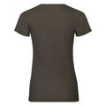 Dark Olive - Back - Russell Womens-Ladies Organic Short-Sleeved T-Shirt