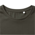 Dark Olive - Lifestyle - Russell Womens-Ladies Organic Short-Sleeved T-Shirt