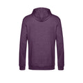 Purple Heather - Back - B&C Mens Hoodie