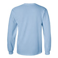 Safety Orange - Lifestyle - Gildan Mens Plain Crew Neck Ultra Cotton Long Sleeve T-Shirt