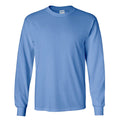 Carolina Blue - Front - Gildan Mens Plain Crew Neck Ultra Cotton Long Sleeve T-Shirt