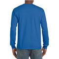 Royal - Pack Shot - Gildan Mens Plain Crew Neck Ultra Cotton Long Sleeve T-Shirt