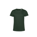 Forest Green - Front - B&C Womens-Ladies E150 Organic Short-Sleeved T-Shirt