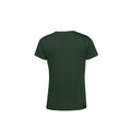 Forest Green - Back - B&C Womens-Ladies E150 Organic Short-Sleeved T-Shirt