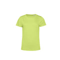 Lime Green - Front - B&C Womens-Ladies E150 Organic Short-Sleeved T-Shirt