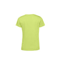 Lime Green - Back - B&C Womens-Ladies E150 Organic Short-Sleeved T-Shirt