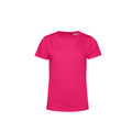 Magenta - Front - B&C Womens-Ladies E150 Organic Short-Sleeved T-Shirt