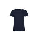 Navy - Front - B&C Womens-Ladies E150 Organic Short-Sleeved T-Shirt