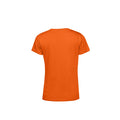 Orange - Back - B&C Womens-Ladies E150 Organic Short-Sleeved T-Shirt