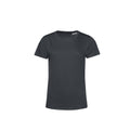 Asphalt - Front - B&C Womens-Ladies E150 Organic Short-Sleeved T-Shirt