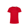Red - Front - B&C Womens-Ladies E150 Organic Short-Sleeved T-Shirt