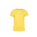 Yellow - Front - B&C Womens-Ladies E150 Organic Short-Sleeved T-Shirt