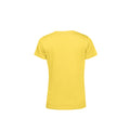 Yellow - Back - B&C Womens-Ladies E150 Organic Short-Sleeved T-Shirt