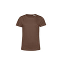 Coffee - Front - B&C Womens-Ladies E150 Organic Short-Sleeved T-Shirt